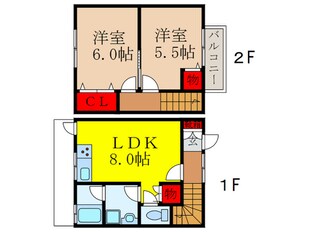 五月ヒルの物件間取画像